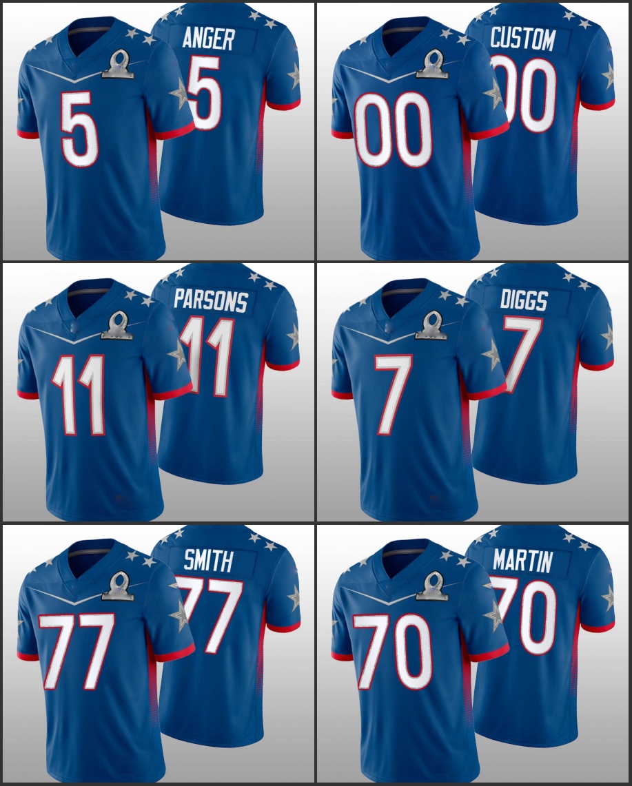 Dallas''Cowboys''Men #7 Trevon Diggs 11 Micah Parsons 77 Tyron Smith 70 Zack Martin 5 Bryan Anger Women Youth Custom Royal Game Jersey 2022 NFC Pro Bowl
Dallas''Cowboys''Men #7 Trevon Diggs 11 Micah Parsons 77 Tyron Smith 70 Zack Martin 5 Bryan Anger Women Youth Custom Royal Game Jersey 2022 NFC Pro Bowl