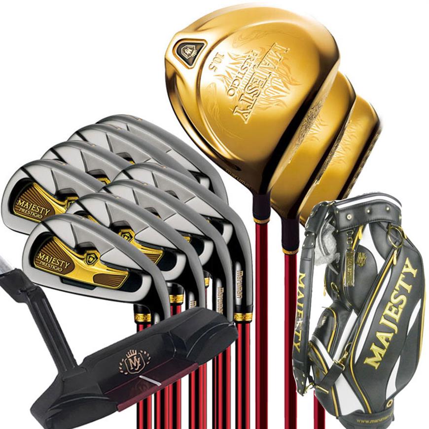 New Golf Clubs Maruman Majesty Prestigio 9 complete clubs set Driver wood irons Putter and Golf Bag Graphite Golf shaft Full Set320w
New Golf Clubs Maruman Majesty Prestigio 9 complete clubs set Driver wood irons Putter and Golf Bag Graphite Golf shaft Full Set320w