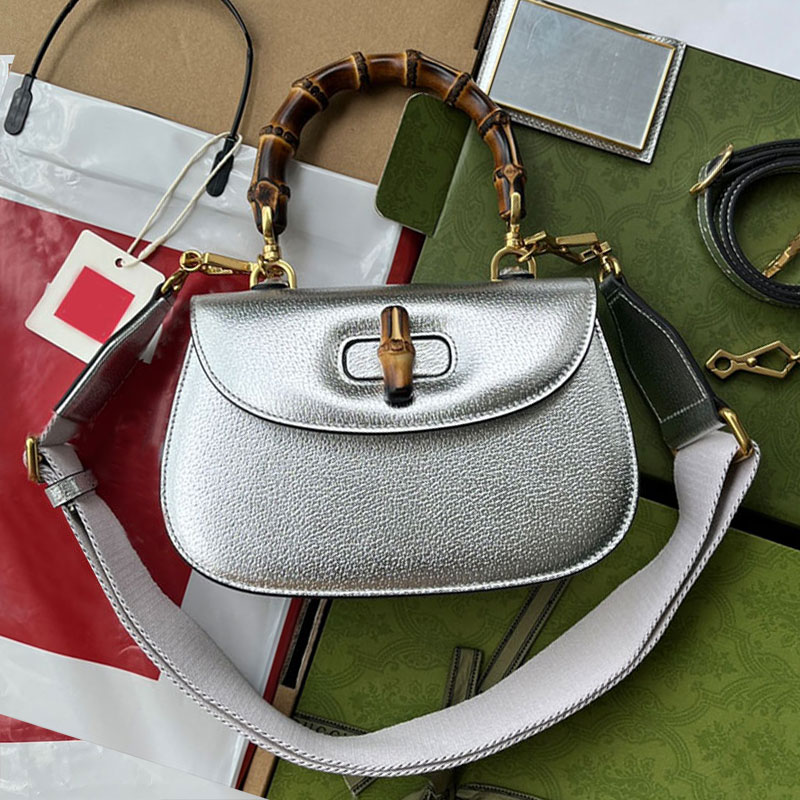 Silver Diana Bamboo Bag Handbag Flap Crossbody Bags Clutch Purse High Quality Genuine Leather Shoulder Bag Bamboos Twist Lock Wallets Gold Metal Detachable 2 Straps, 27*20
Silver Diana Bamboo Bag Handbag Flap Crossbody Bags Clutch Purse High Quality Genuine Leather Shoulder Bag Bamboos Twist Lock Wallets Gold Metal Detachable 2 Straps, 27*20