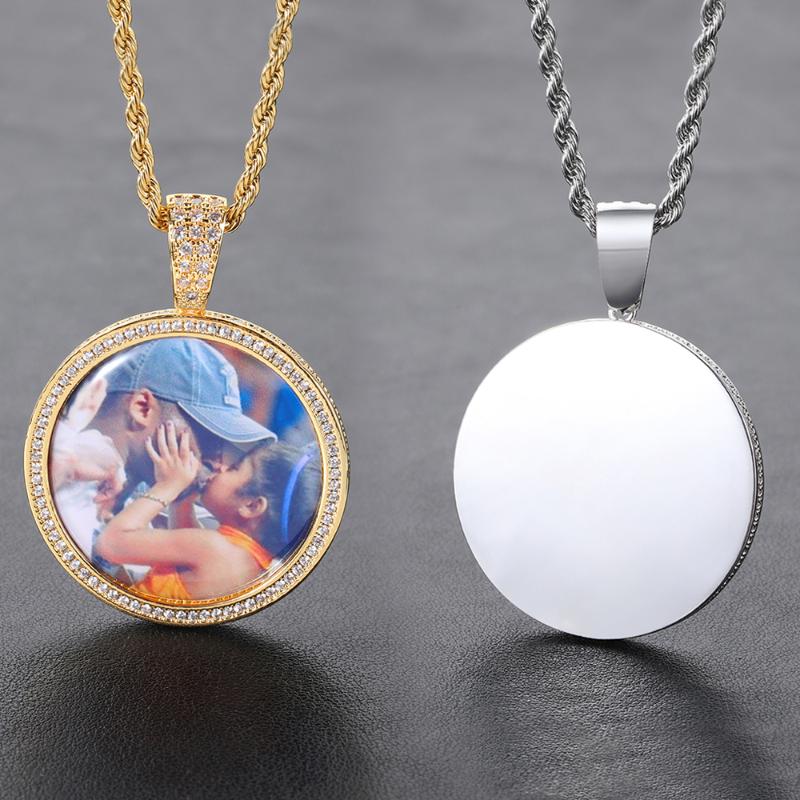 Pendant Necklaces 40mm Custom Po Necklace For Men Personalized Medallions Picture Iced Out CZ Hip Hop JewelryPendant
Pendant Necklaces 40mm Custom Po Necklace For Men Personalized Medallions Picture Iced Out CZ Hip Hop JewelryPendant