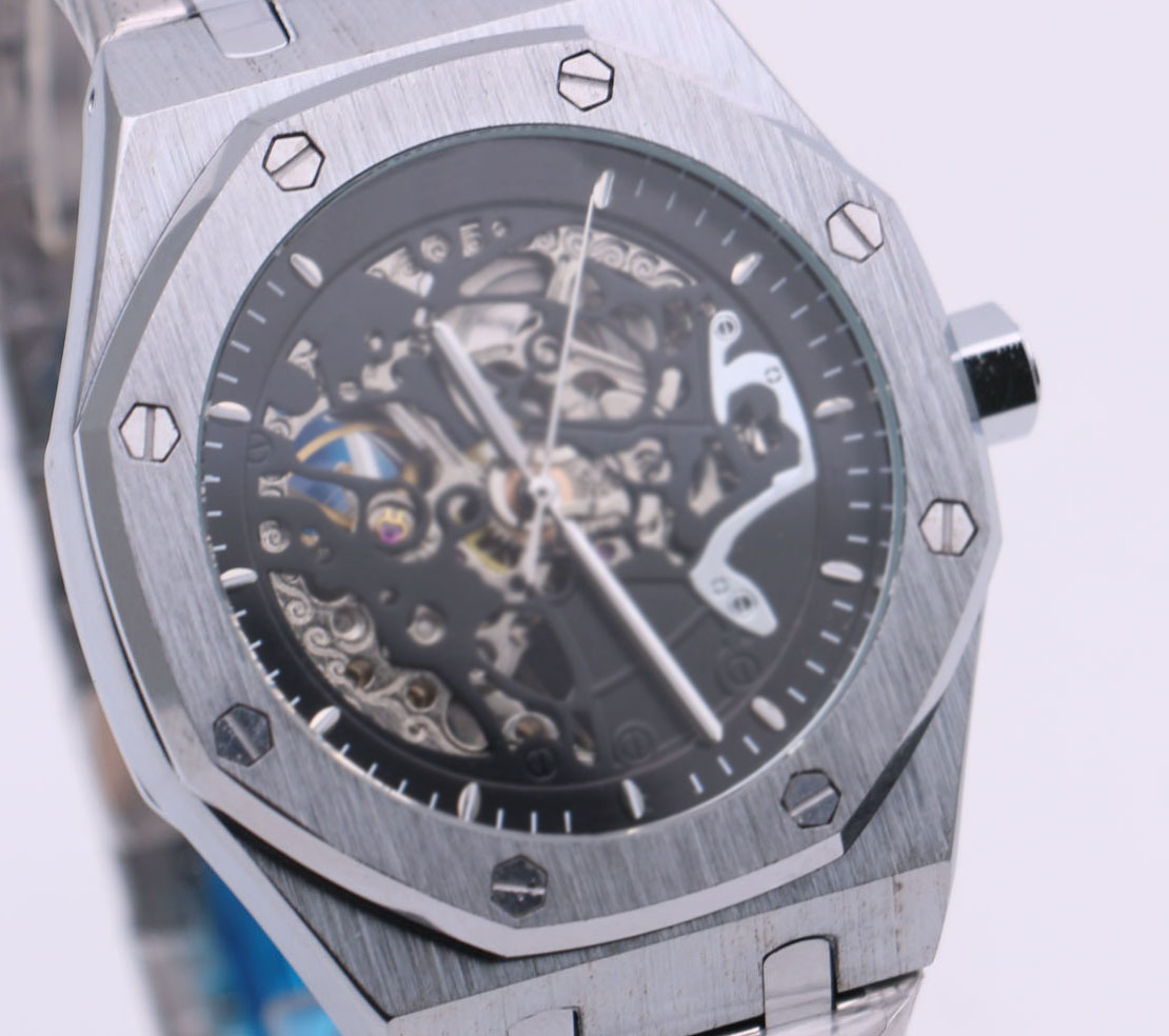 New 2022 Men's Automatic Mechanical Watch 2813 Asian Movement Stainless Steel Case Silver Skeleton Folding Watch Tourbillon, Shipping separately;not the watch
New 2022 Men's Automatic Mechanical Watch 2813 Asian Movement Stainless Steel Case Silver Skeleton Folding Watch Tourbillon, Shipping separately;not the watch