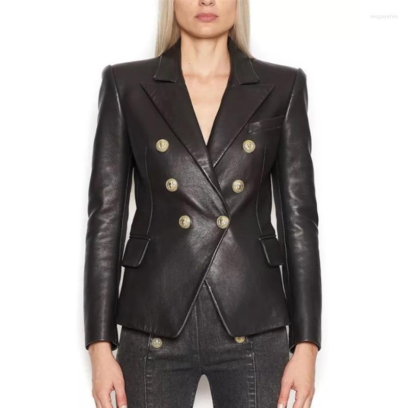 Women' Suits & Blazers Est Baroque Fashion 2022 Designer Blazer Jacket Lion Metal Buttons Faux Leather Outer Coat, Black
Women' Suits & Blazers Est Baroque Fashion 2022 Designer Blazer Jacket Lion Metal Buttons Faux Leather Outer Coat, Black
