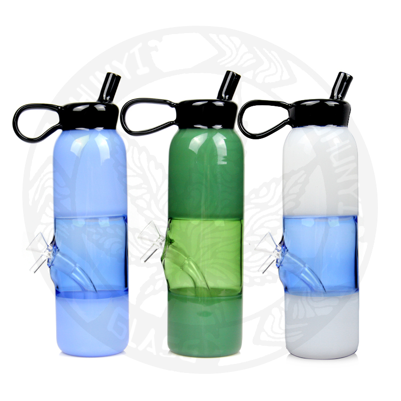 9 Inches water bottle glass Pipes Smoke bongs Hookah 10mm Jonit size with perc Recycler Smoking bong DAB Rig Oil rigs pipe 5 mm thicness from shunyiglass manufacture
9 Inches water bottle glass Pipes Smoke bongs Hookah 10mm Jonit size with perc Recycler Smoking bong DAB Rig Oil rigs pipe 5 mm thicness from shunyiglass manufacture