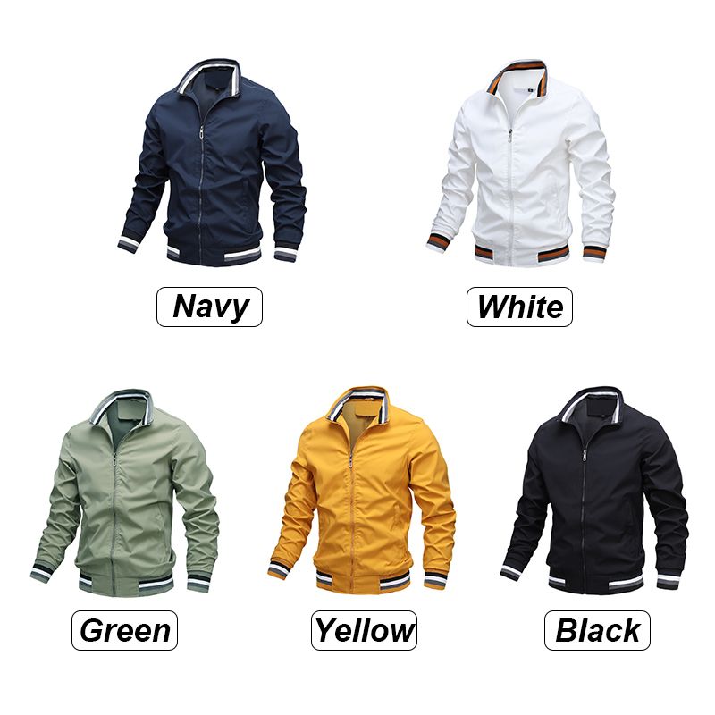 Mens Jackets Men Fashion Jacket Men Casual Windbreaker Bomber Jacket Coats Men Spring Autumn Outdoor Waterproof Slim Jackets Mens 221006