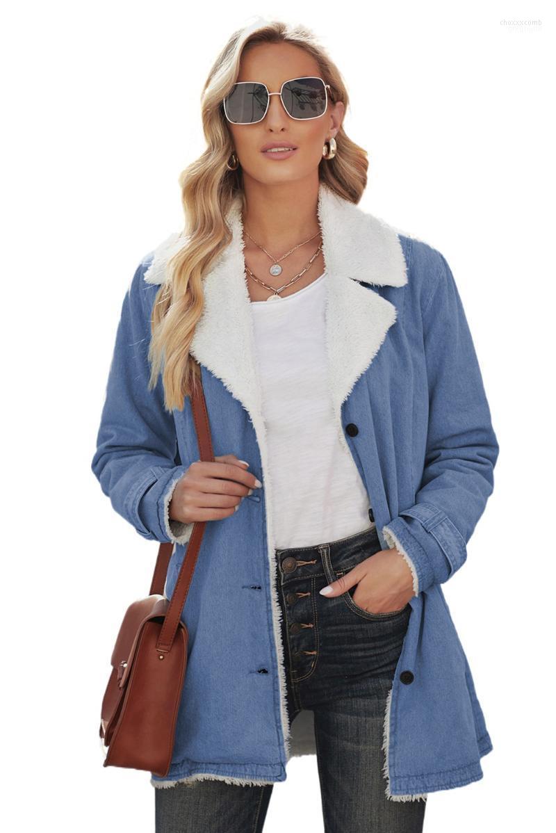Women' Jackets Sky Blue Lapel Collar Button Fleece Jacket Women Autumn Winter Casual Coats Plus Size -2XL Outfits, Black
Women' Jackets Sky Blue Lapel Collar Button Fleece Jacket Women Autumn Winter Casual Coats Plus Size -2XL Outfits, Black