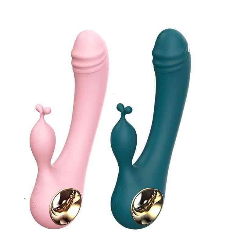 Toy Massageur Sext Toy USB Rechargeable Dildo Rabbit Vibrator Toys for Women Vaginal anal G Spot Clitoris Stimulation 10 Fréquence