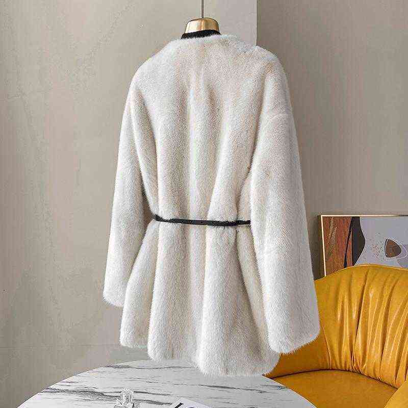 Women real mink coats female mink fur coat genuine long fur coat ladies winter clothes oversize 6xl 5xl 7xl natura fur coats T220814
