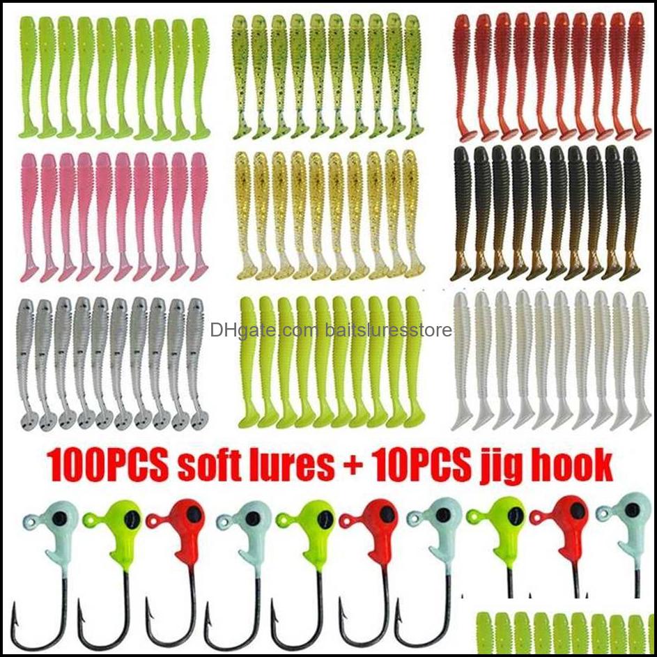 Baits Lures Fishing Sports Outdoors 110Pcs Lot Lure Jigging Wobblers Soft Bait Set 5Cm 0 7G Carp Bass Grub Tackle Dhh8C
Baits Lures Fishing Sports Outdoors 110Pcs Lot Lure Jigging Wobblers Soft Bait Set 5Cm 0 7G Carp Bass Grub Tackle Dhh8C