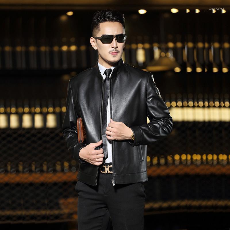 Men's Leather & Faux Men Clothes Spring Autumn Stand Collar Lapel Short Slim Business, Navy blue
Men's Leather & Faux Men Clothes Spring Autumn Stand Collar Lapel Short Slim Business, Navy blue