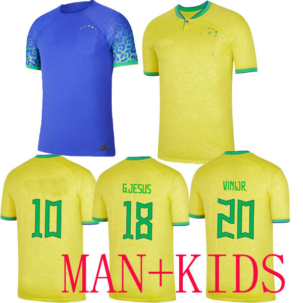 2022 COUTINHO VINICIUS Soccer Jersey Brazils National Team 22 23 Camisa Kids Kit Football Shirt home away Training SILVA FRED JESUS FABINHO DANILO fan player version, Home wc patch
2022 COUTINHO VINICIUS Soccer Jersey Brazils National Team 22 23 Camisa Kids Kit Football Shirt home away Training SILVA FRED JESUS FABINHO DANILO fan player version, Home wc patch