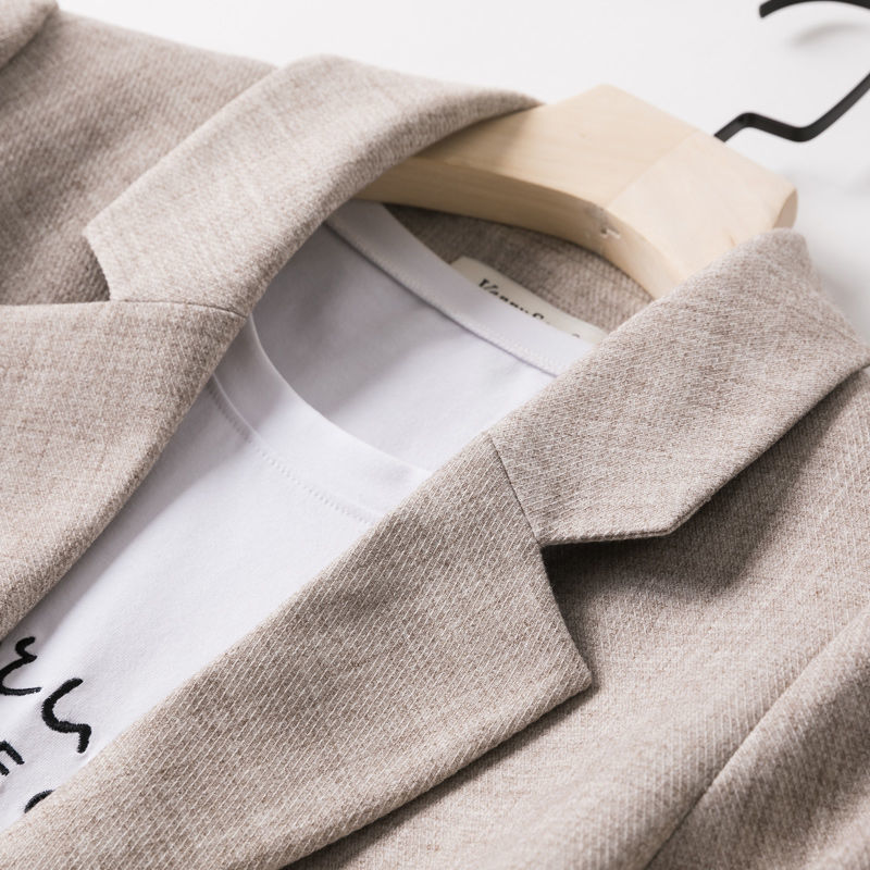 Blazers Women Trendy Patchwork Korean Chic Spring Loose Pockets Lady Elegant Coats Single Button Minimalist Outwear Long Sleeve 220811