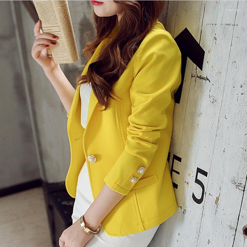 Women' Suits & Blazers Women Jackets 2022 Spring Autumn Coats Formal Work Coat Office Lady Fashion Leisure Slim Jacket Long Sleeve Yellow, Black
Women' Suits & Blazers Women Jackets 2022 Spring Autumn Coats Formal Work Coat Office Lady Fashion Leisure Slim Jacket Long Sleeve Yellow, Black