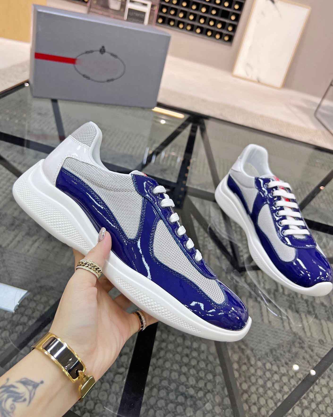 Top Luxury -- Men Americas Cup Mesh Sneakers Shoes Breathable Outdoor Sports Linea Rossa Runner Sole Technical Fabrics Lightweight Trainer Shoebox
Top Luxury -- Men Americas Cup Mesh Sneakers Shoes Breathable Outdoor Sports Linea Rossa Runner Sole Technical Fabrics Lightweight Trainer Shoebox