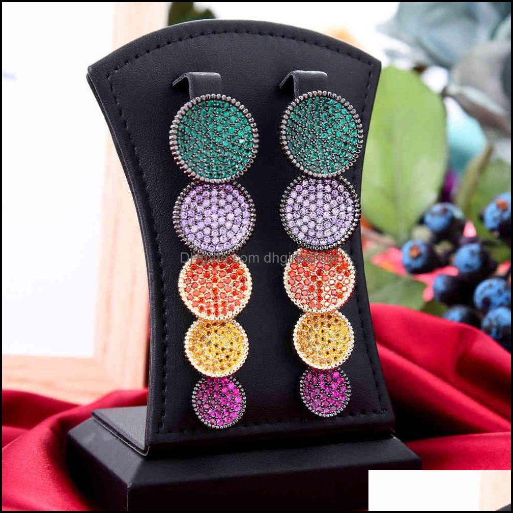 Charm Earrings Jewelry Godki Luxury Mticolor Round Dangle Trendy Cubic Zircon Wedding Engagement Party Dubai Gold Dhu3B
Charm Earrings Jewelry Godki Luxury Mticolor Round Dangle Trendy Cubic Zircon Wedding Engagement Party Dubai Gold Dhu3B