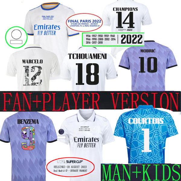 2023 BENZEMA Real Madrids Finals soccer jerseys super cup HELSINKI special 22 23 football shirt player 120th Y-3 AWAY MODRIC camiseta kids 2022 VINI JR TCHOUAMENI se, 22 23 home player version 1
2023 BENZEMA Real Madrids Finals soccer jerseys super cup HELSINKI special 22 23 football shirt player 120th Y-3 AWAY MODRIC camiseta kids 2022 VINI JR TCHOUAMENI se, 22 23 home player version 1