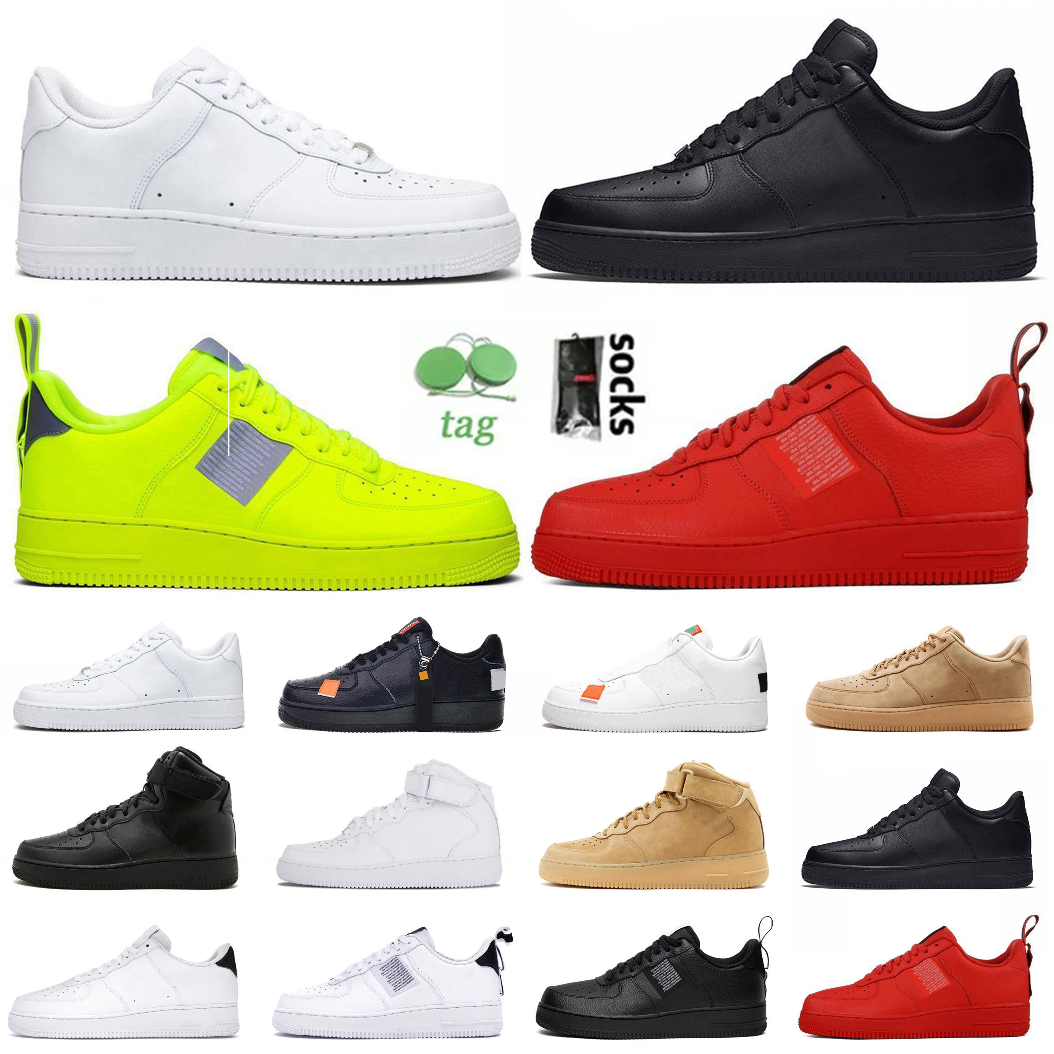 men OG shoe sneakers women running shoes af1 fashion Triple White Utility Black mens womens sports outdoor trainers size 36-45, #1
men OG shoe sneakers women running shoes af1 fashion Triple White Utility Black mens womens sports outdoor trainers size 36-45, #1
