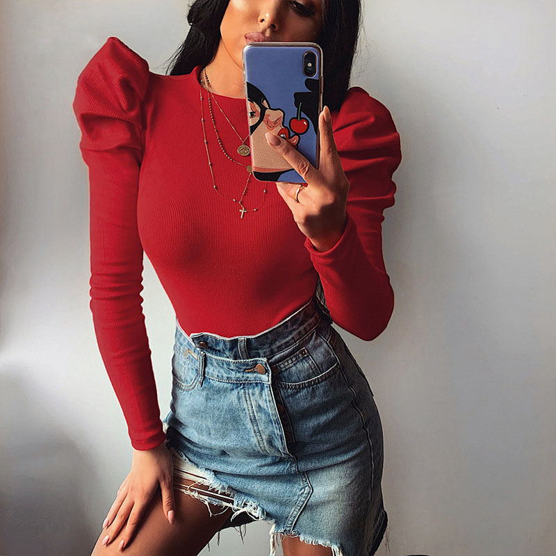 Spring Winter Sexy Bodysuit Casual Bodycon Solid Knitted Black Bodysuits Body For Women Female 220811