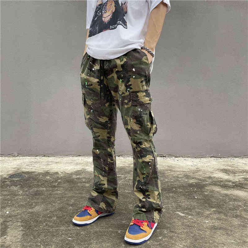 Mens Sweatpants 2022 Gallerydept High Street Same Vintage Loose Speckled Overalls Old Wash Camouflage Flared Pants, Picture style
Mens Sweatpants 2022 Gallerydept High Street Same Vintage Loose Speckled Overalls Old Wash Camouflage Flared Pants, Picture style