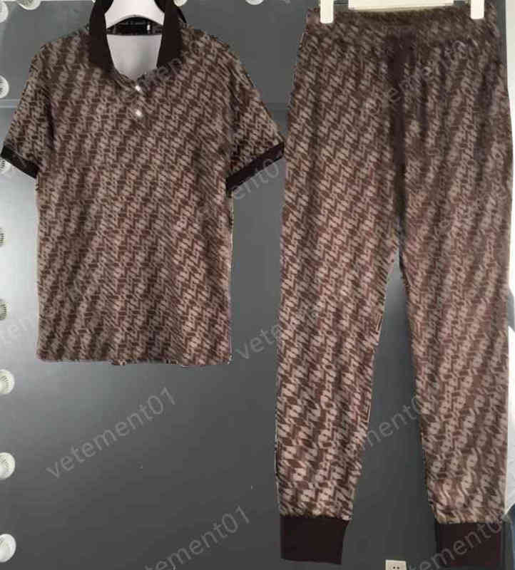 Womens Two Piece Pants Stylish Logo Print Lapel Polo T-shirt With Cuffs Lace-up Trousers 2 Piece Sets Luxury Designer Tracksuits 0912, 17
Womens Two Piece Pants Stylish Logo Print Lapel Polo T-shirt With Cuffs Lace-up Trousers 2 Piece Sets Luxury Designer Tracksuits 0912, 17