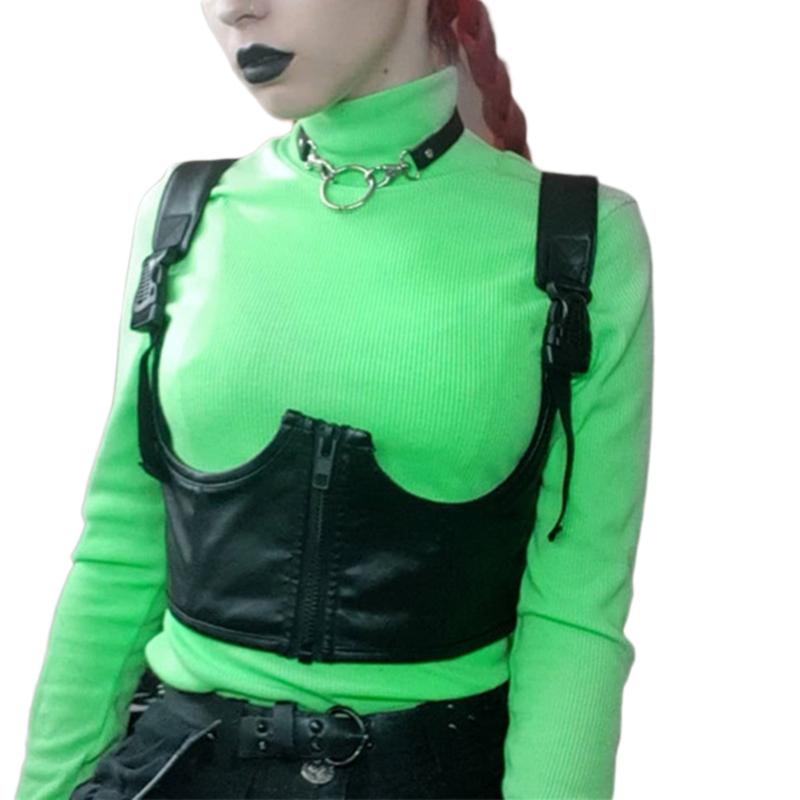 Belts Est Arrival Women Leather Black Chest Support Sexy Body Waist Belt Vest Adjustable Bustier Crop Tube TopBelts
Belts Est Arrival Women Leather Black Chest Support Sexy Body Waist Belt Vest Adjustable Bustier Crop Tube TopBelts