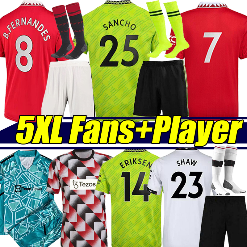 4XL 22/23 MANS UTDS soccer jersey 2022 2023 fans player version SANCHO VARANE GREENWOOD RASHFORD Fernandes football shirts FRED SHAW ERIKSEN men kids Kits sock sets, 22-23 home
4XL 22/23 MANS UTDS soccer jersey 2022 2023 fans player version SANCHO VARANE GREENWOOD RASHFORD Fernandes football shirts FRED SHAW ERIKSEN men kids Kits sock sets, 22-23 home