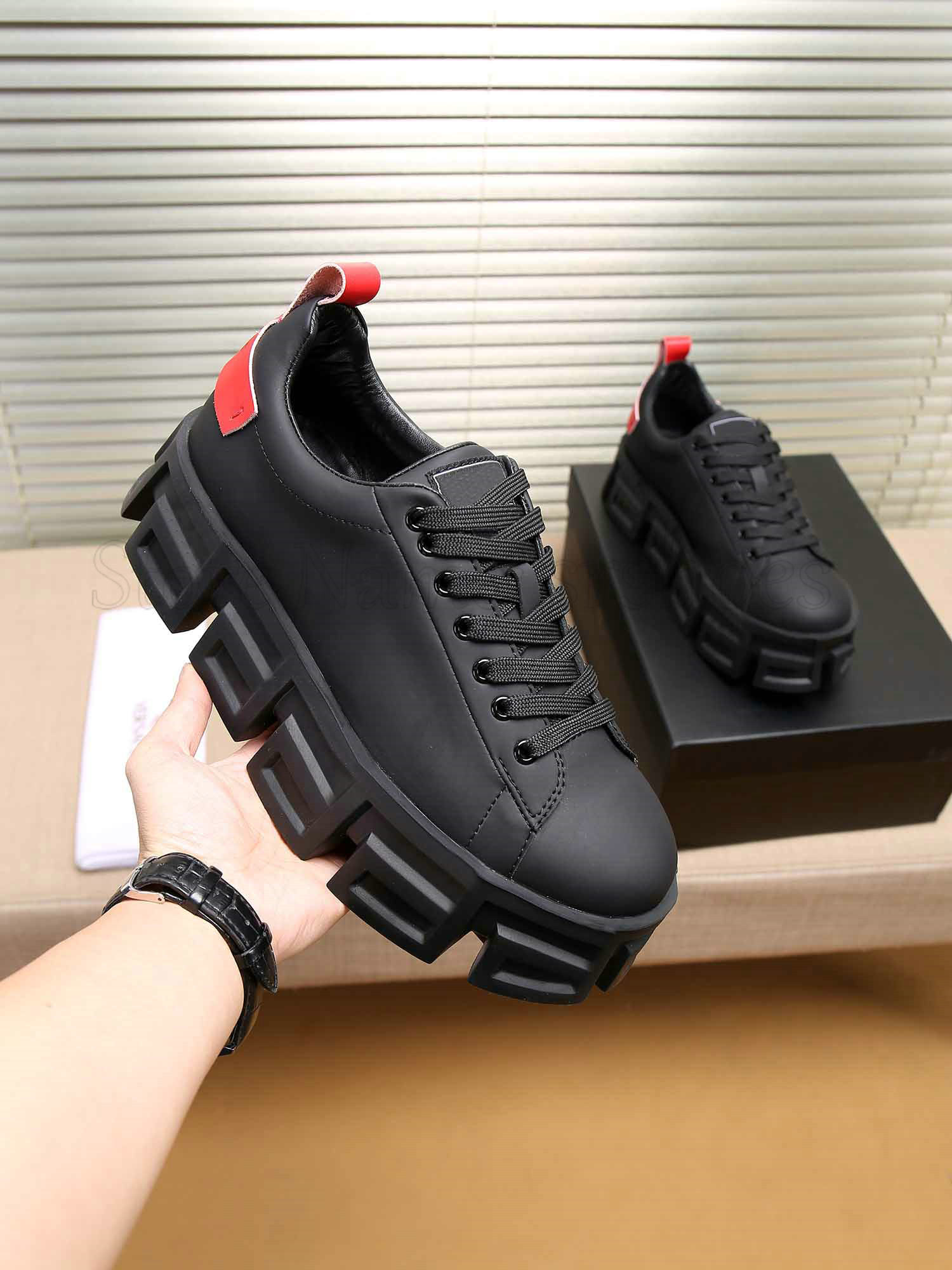 Greca Labyrinth Trainers 2022ss Mens Fashion Casual Shoes Luxury Designer Thick Soles Heighten Sport Shoe Low-Key Simple Line Greek Pattern Sneakers, Color 1
Greca Labyrinth Trainers 2022ss Mens Fashion Casual Shoes Luxury Designer Thick Soles Heighten Sport Shoe Low-Key Simple Line Greek Pattern Sneakers, Color 1