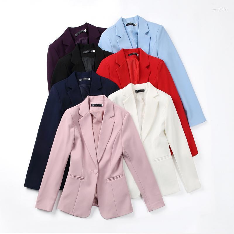 Women' Suits & Blazers Spring Autumn Women Pink Suit Jackets Female Slim Office Lady Single Buckle Blazer Femenino Ladies Coat
Women' Suits & Blazers Spring Autumn Women Pink Suit Jackets Female Slim Office Lady Single Buckle Blazer Femenino Ladies Coat