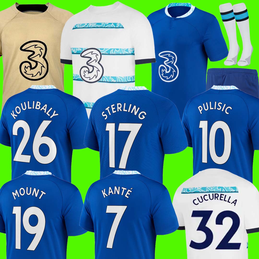 S - 4XL CFC PULISIC soccer jersey 22 23 STERLING CUCURELLA KOULIBALY ZIYECH MOUNT KANTE HAVERTZ WERNER CHILWELL JAMES football shirt 2022 2023 men kids kit sets, 22 23 third men patch1
S - 4XL CFC PULISIC soccer jersey 22 23 STERLING CUCURELLA KOULIBALY ZIYECH MOUNT KANTE HAVERTZ WERNER CHILWELL JAMES football shirt 2022 2023 men kids kit sets, 22 23 third men patch1