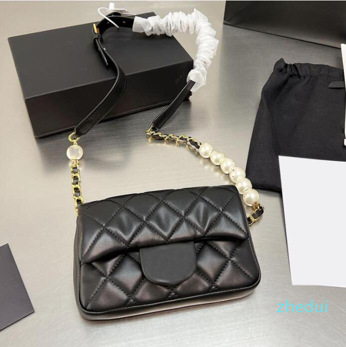TZ Women'sLuxury Designer Summer Quilted Waist Bags Classic Mini Flap Belt Purses Pearls Matelasse Crossbody Shoulder Bum 17CM, Shipping
TZ Women'sLuxury Designer Summer Quilted Waist Bags Classic Mini Flap Belt Purses Pearls Matelasse Crossbody Shoulder Bum 17CM, Shipping