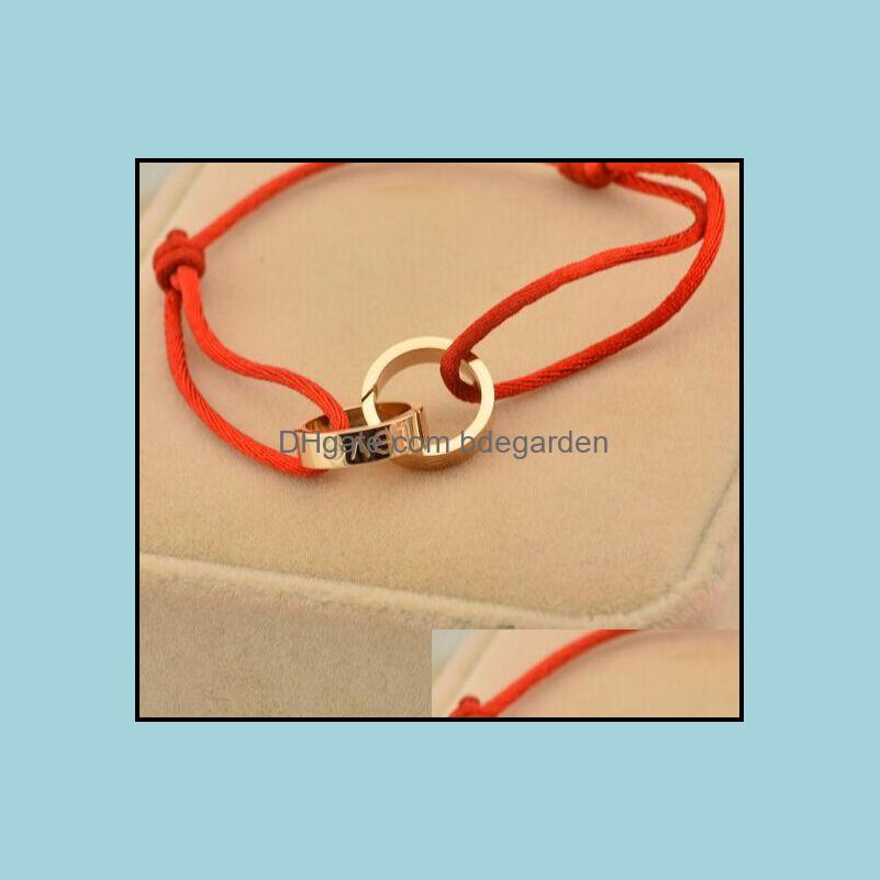 Beaded Strands Bracelets Jewelry Wholesale- Couple Red String Bracelet Hand Rope 18K Gold Plated Titanium Bangles Banglles For Women Dhsxd
Beaded Strands Bracelets Jewelry Wholesale- Couple Red String Bracelet Hand Rope 18K Gold Plated Titanium Bangles Banglles For Women Dhsxd