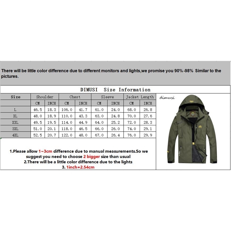 DIMUSI Men's Jackets Spring Autumn Casual Men Outwear Raincoat Waterproof Hooded Coats Male Breathable Bomber Jackets 4XLYA813 220811