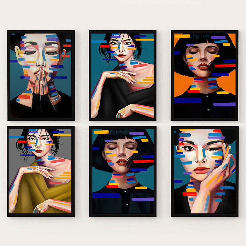 Modern Woman Watercolor Oil Painting Bedroom Woman Portrait Painting Canvas On The Wall Art Picture Living Room Home Decoration
Modern Woman Watercolor Oil Painting Bedroom Woman Portrait Painting Canvas On The Wall Art Picture Living Room Home Decoration
