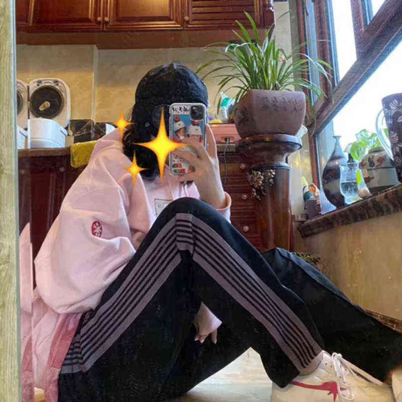 NEEDLES Mans Tracksuit Streetwear Sports Leisure Unisex Tracksuits Men Cardigan Jackets Sportswear Suits Man Coat Pants Woman Coats Pants T220809