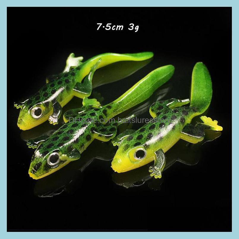 Baits Lures Fishing Sports Outdoors 20Pcs/Lot 3D Eyes 7.5Cm 3G Elliot Frog Sile Lure Soft Pesca Tackle A Dhd
Baits Lures Fishing Sports Outdoors 20Pcs/Lot 3D Eyes 7.5Cm 3G Elliot Frog Sile Lure Soft Pesca Tackle A Dhd
