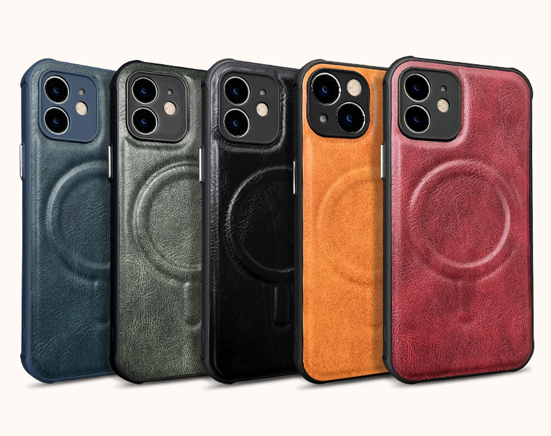 MagSafe Magnetic Crazy Horse Print Leather Phone Cases For iPhone 14 13 11 12 Pro Max XS 8 7 Plus Shockproof Cover, Mix colors or leave message
MagSafe Magnetic Crazy Horse Print Leather Phone Cases For iPhone 14 13 11 12 Pro Max XS 8 7 Plus Shockproof Cover, Mix colors or leave message