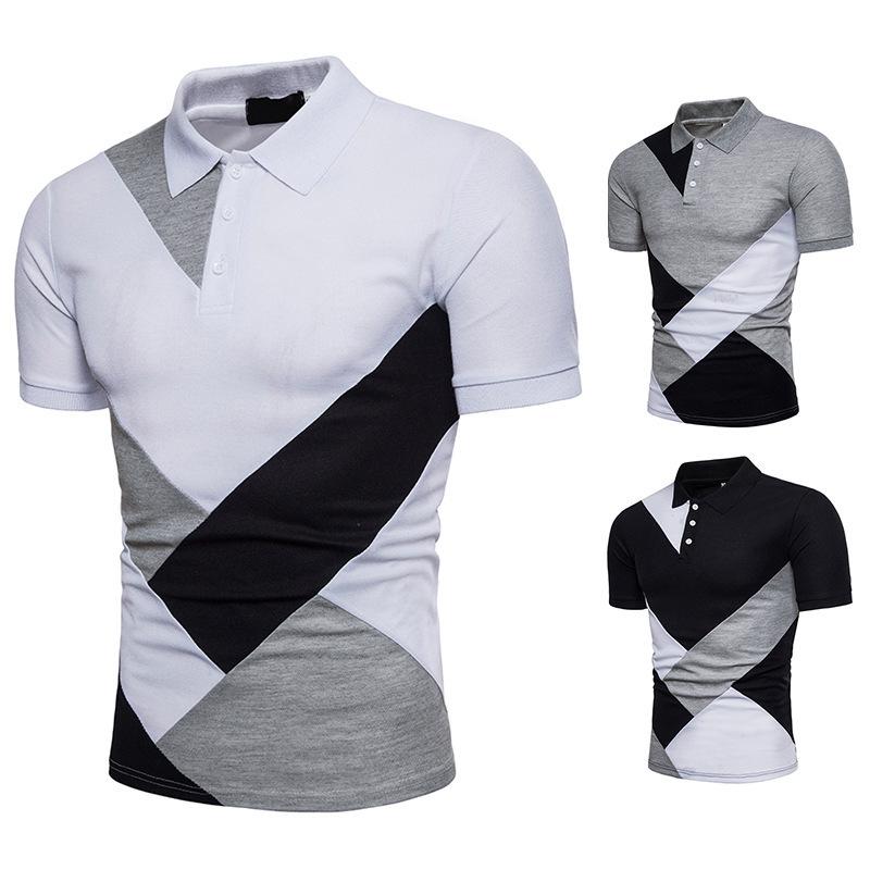 Men' Polos Men Shirt Summer Slim Irregular Patchwork Contrast Lapel Short Sleeve Business Casual Single Breasted Pullover ShirtMen' Men'sM, White
Men' Polos Men Shirt Summer Slim Irregular Patchwork Contrast Lapel Short Sleeve Business Casual Single Breasted Pullover ShirtMen' Men'sM, White
