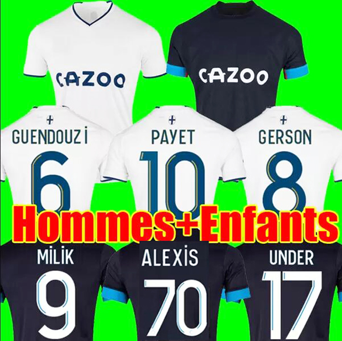 22 23 ALEXIA SANCHEZ Soccer jerseys GERSON Under milik maillot de foot 2022 2023 PAYET GUENDOUZI man KIDS football shirt hommes enfants KONRAD Marseille CLAUSS, Men away
22 23 ALEXIA SANCHEZ Soccer jerseys GERSON Under milik maillot de foot 2022 2023 PAYET GUENDOUZI man KIDS football shirt hommes enfants KONRAD Marseille CLAUSS, Men away