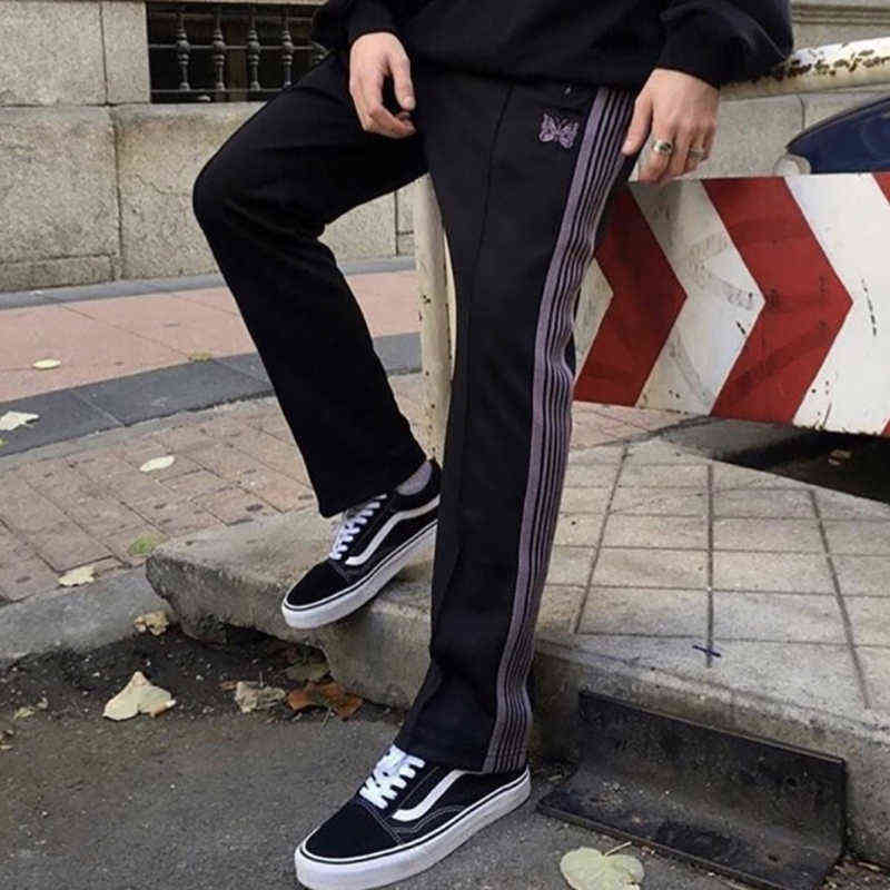 NEEDLES Mans Tracksuit Streetwear Sports Leisure Unisex Tracksuits Men Cardigan Jackets Sportswear Suits Man Coat Pants Woman Coats Pants T220809