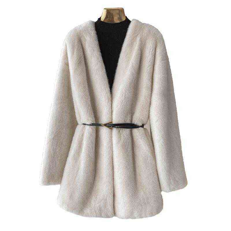 Women real mink coats female mink fur coat genuine long fur coat ladies winter clothes oversize 6xl 5xl 7xl natura fur coats T220814