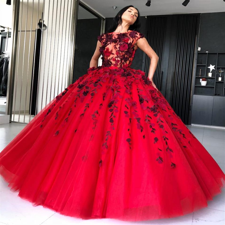 Amazing Red Ball Gown Wedding Dresses Sheer Bateau Neck 3D-Floral Appliqued Bridal Gowns Tulle Floor Length vestido de novia241C, Custom made from color chart
Amazing Red Ball Gown Wedding Dresses Sheer Bateau Neck 3D-Floral Appliqued Bridal Gowns Tulle Floor Length vestido de novia241C, Custom made from color chart