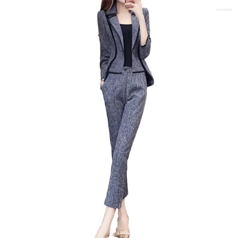 Women' Suits & Blazers Women Pant Female Autumn High-end Spring Casual Korean Fashion Long Sleeve Small Suit Nine Pants
Women' Suits & Blazers Women Pant Female Autumn High-end Spring Casual Korean Fashion Long Sleeve Small Suit Nine Pants