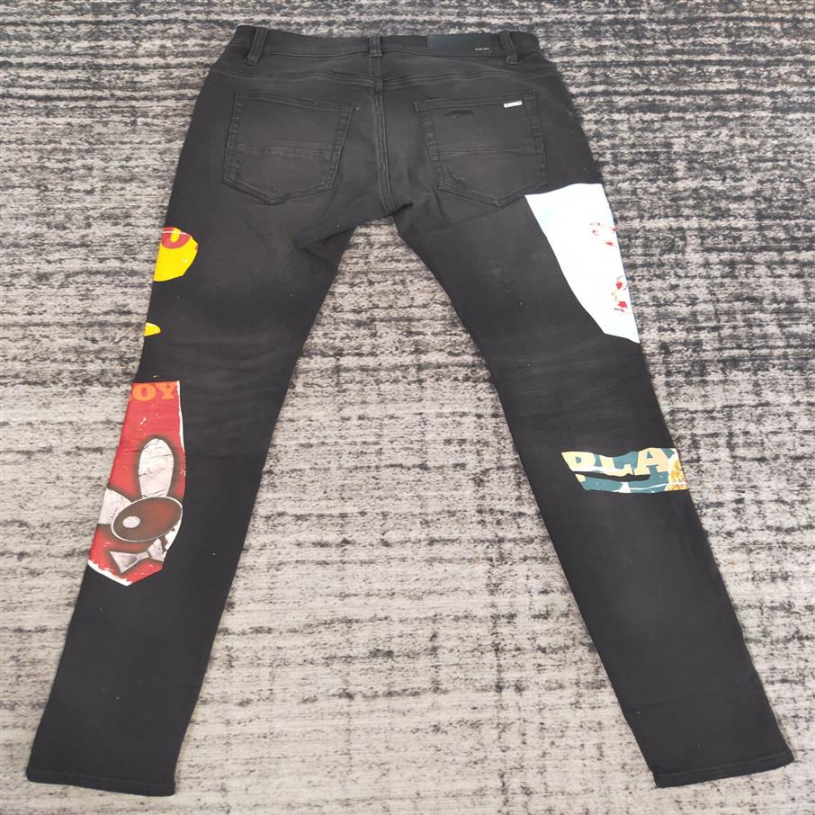 FALECTION MENS 21SS AMIMIKE JEANS DISTRESSED MAGAZINE PATCH EMBROIDERED DENIM jeans blue 03207S
FALECTION MENS 21SS AMIMIKE JEANS DISTRESSED MAGAZINE PATCH EMBROIDERED DENIM jeans blue 03207S