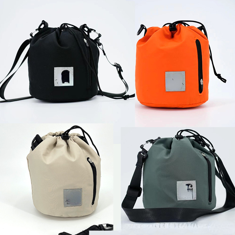 Crossbody Bag Small Bag One Shoulder Sport Bucket Bag, Black