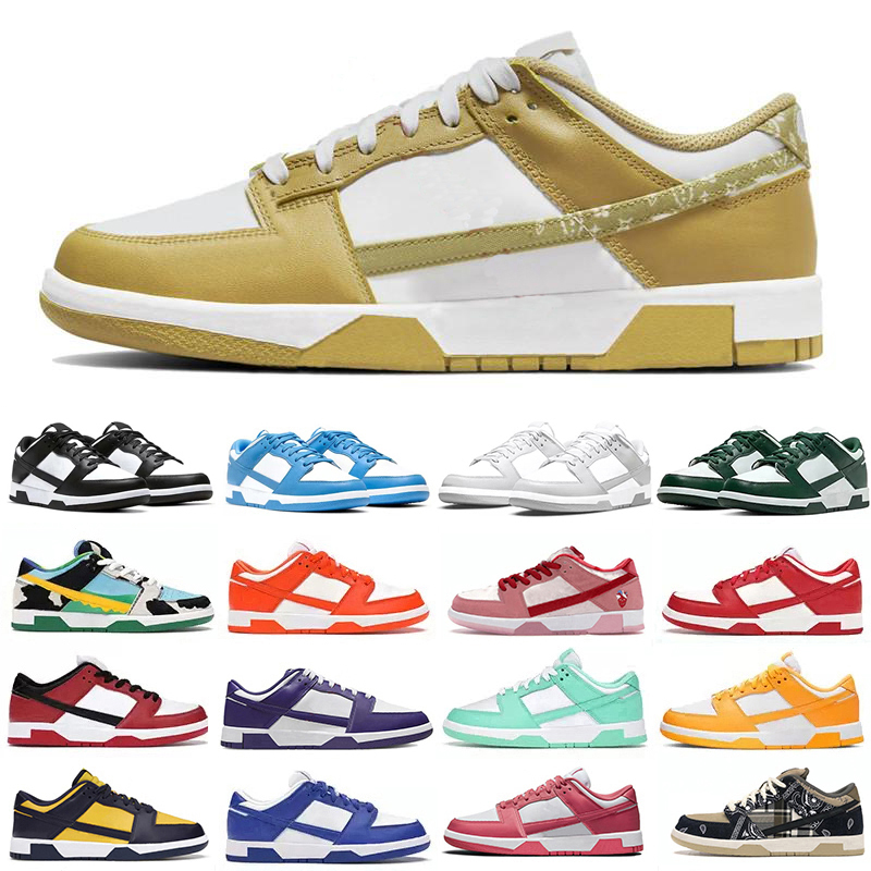 Barley Paisley Running Shoes Panda Low Grey Fog UNC Chunky Dunky University Red Varsity Green Valentines Day Michigan Shadow Trainer, Item#14
Barley Paisley Running Shoes Panda Low Grey Fog UNC Chunky Dunky University Red Varsity Green Valentines Day Michigan Shadow Trainer, Item#14