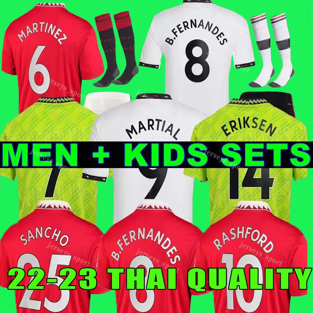 21 22 23 SANCHO soccer jerseys Fans Player version BRUNO B.FERNANDES MANS UTDS RASHFORD football shirt 2022 2023 men kids kit sets Elanga VARANE FRED MAGUIRE MALACIA, 22 23 away kids
21 22 23 SANCHO soccer jerseys Fans Player version BRUNO B.FERNANDES MANS UTDS RASHFORD football shirt 2022 2023 men kids kit sets Elanga VARANE FRED MAGUIRE MALACIA, 22 23 away kids