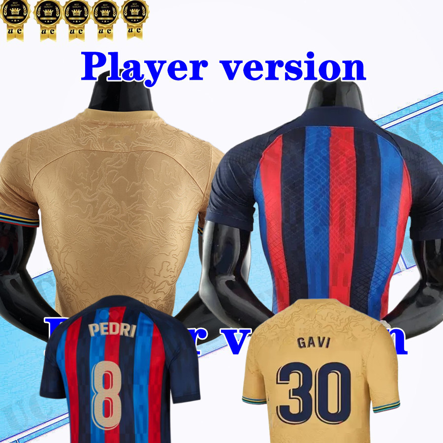 Player version 2022 2023 PEDRI LEWANDOWSKI soccer jerseys 22 23 DEST football shirt, Home
Player version 2022 2023 PEDRI LEWANDOWSKI soccer jerseys 22 23 DEST football shirt, Home