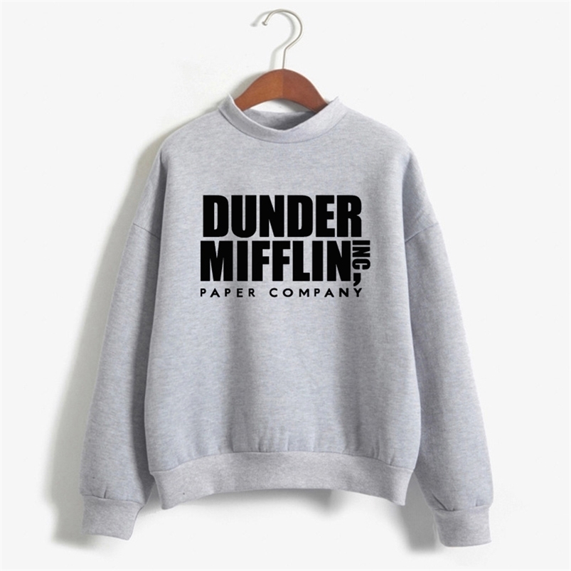 

Tops The Office Tv Hoodie Men Women Dunder Mifflin Inc Paper Company Wernham Hogg TV Show Michael Scott Space Sweatshirt 220811