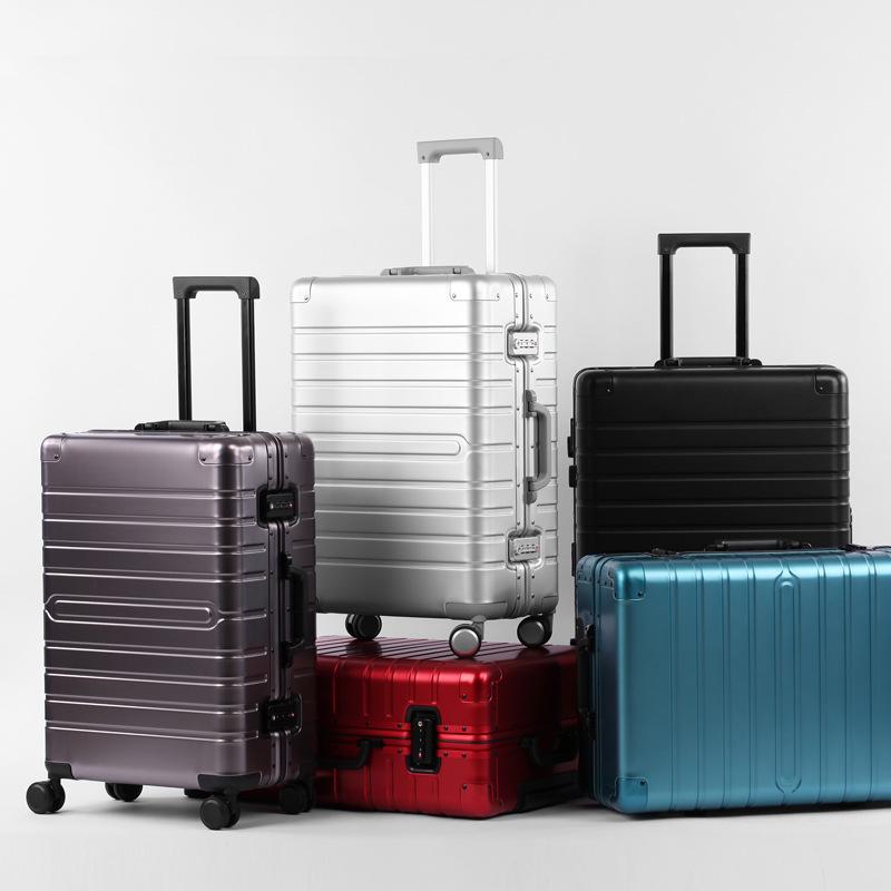 Suitcases Letrend Fashion Aluminium Alloy Spinner Rolling Luggage Cabin Wheels Vintage Trolley Men Carry On Travel Bag TrunkSuitcases
Suitcases Letrend Fashion Aluminium Alloy Spinner Rolling Luggage Cabin Wheels Vintage Trolley Men Carry On Travel Bag TrunkSuitcases