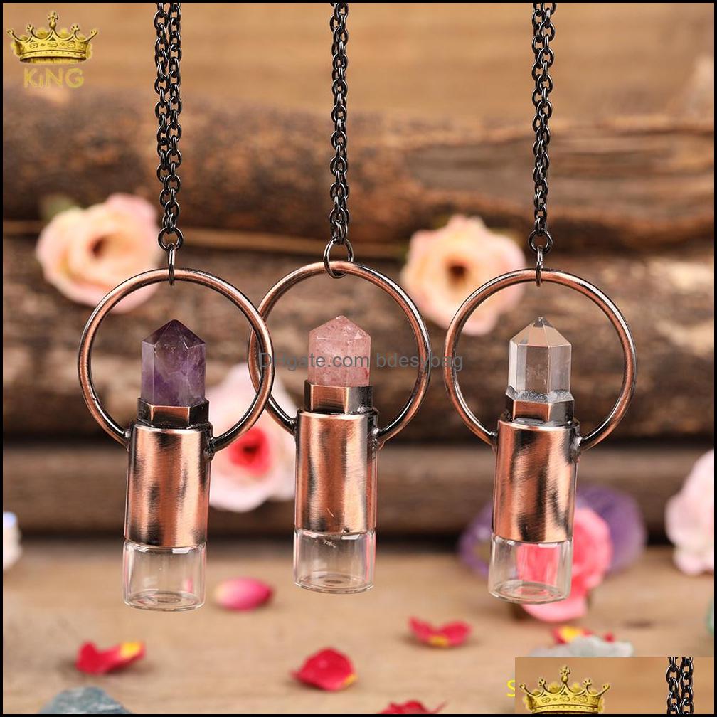 Chains Necklaces Pendants Jewelry 2Ml Natural Pink Roses White Amethysts Quartz Crystal Per Essential Oil Diffuser Roll On Bottl Dhda8
Chains Necklaces Pendants Jewelry 2Ml Natural Pink Roses White Amethysts Quartz Crystal Per Essential Oil Diffuser Roll On Bottl Dhda8