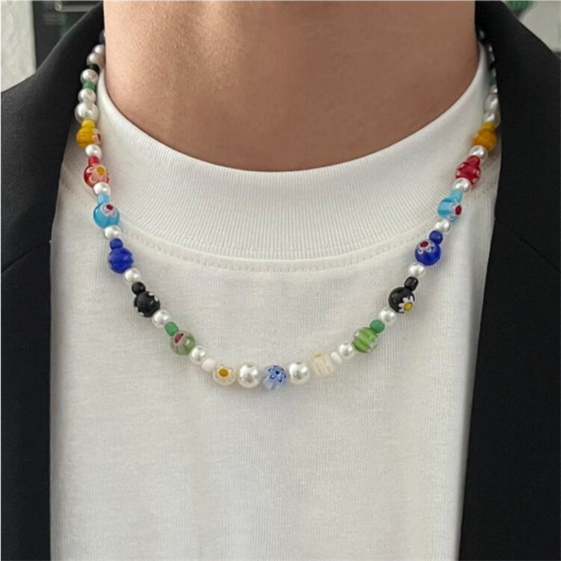 Original Color Hand-Beaded Daisy Necklace Niche Retro Hip-Hop Stitching Ins Style Fashion All-Match Jewelry Collarbone Chain
Original Color Hand-Beaded Daisy Necklace Niche Retro Hip-Hop Stitching Ins Style Fashion All-Match Jewelry Collarbone Chain